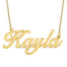 Load image into Gallery viewer, "Kayla" Personalized Classic Name Necklace