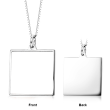 Load image into Gallery viewer, 14K Gold Personalized Color Photo Necklace Adjustable 16”-20”