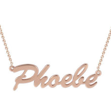 Load image into Gallery viewer, "Phoele" Personalized Classic Name Necklace Adjustable