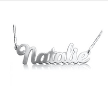 Load image into Gallery viewer, "Natalie" Personalized Custom Classic Name Necklace