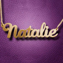 Load image into Gallery viewer, "Natalie" Personalized Custom Classic Name Necklace