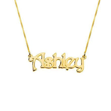 Load image into Gallery viewer, "Ashley"- Personalized Name Necklaces Adjustable Chain 16”-20”