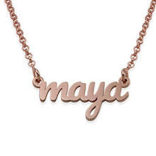 Load image into Gallery viewer, "maya" Personalized Name Necklace Adjustable Necklace