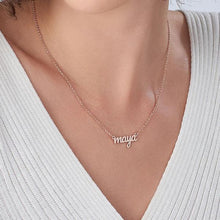 Load image into Gallery viewer, "maya" Personalized Name Necklace Adjustable Necklace