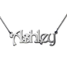 Load image into Gallery viewer, "Ashley"- Personalized Name Necklaces Adjustable Chain 16”-20”