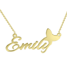 Load image into Gallery viewer, "Emily"Style Adjustable 16”-20”  Personalized Name Necklace